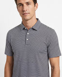 CameronJ Striped Performance Polo