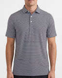 CameronJ Striped Performance Polo