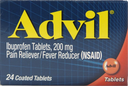 Advil Pain Reliever/Fever Reducer Tablets - Ibuprofen (NSAID) - 24ct